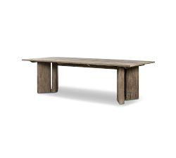 Hutson Teak Rectangular Outdoor Dining Table (110&quot;)