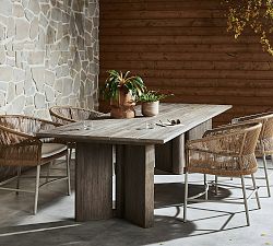 Hutson Teak Rectangular Outdoor Dining Table (110&quot;)