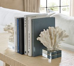 Coral Bookends