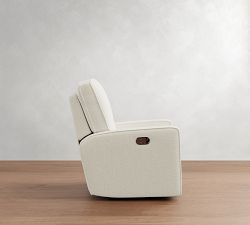 PB Comfort Square Arm Manual &amp; Power Swivel Recliner