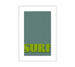 Retro SAND, SUN, SURF Framed Prints