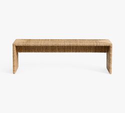 Malibu Woven Waterfall Bench (54&quot;)