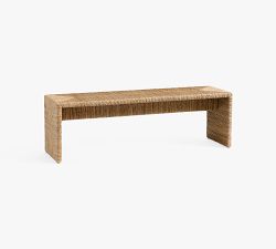 Malibu Woven Waterfall Bench (54&quot;)