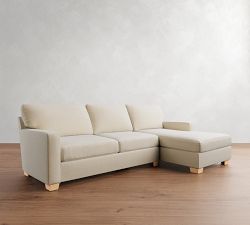 Buchanan Modern Square Arm Chaise Sectional (91&quot;-107&quot;)
