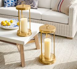 Rustic Farmhouse Concrete-Top Rectangular Outdoor Coffee Table (52&quot;)