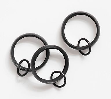 Featherweight Curtain Double Rings