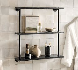 Linden Handcrafted Triple Shelf (24&quot;)