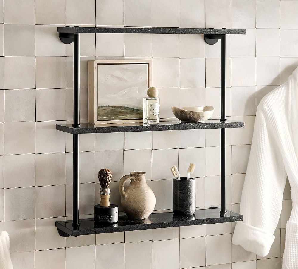 Linden Handcrafted Triple Shelf (24&quot;)