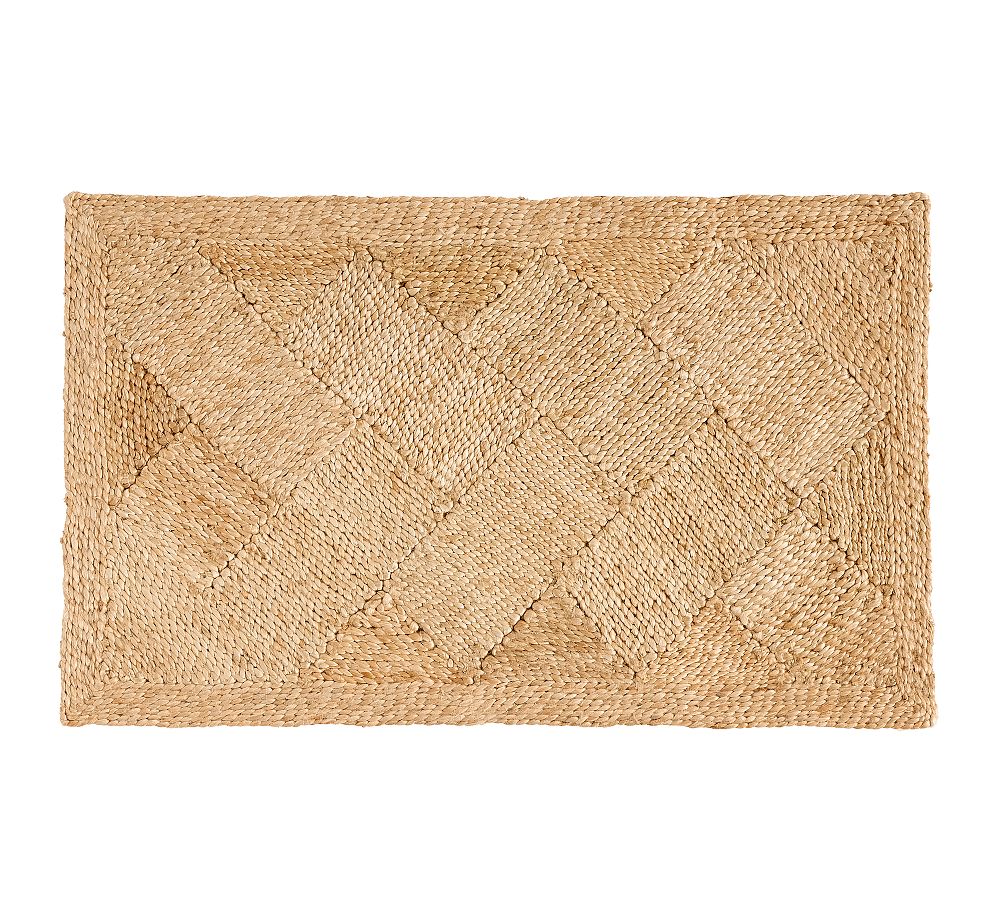 Salvino Diamond Jute Doormat