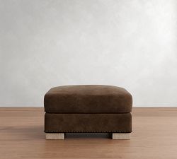 Turner Leather Ottoman