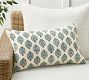 Haylen Block Printed Lumbar Outdoor Pillow