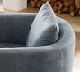 Ayden Barrel Arm Leather Swivel Chair