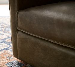 Duncan Leather Swivel Chair