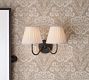 Baylor Pleated Shade Double Sconce (16&quot;)