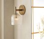 Cooper Ribbed Glass Sconce (9&quot;)