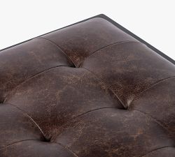 Ford Rectangular Leather End Table (23.5&quot;)