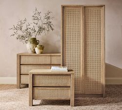 Marina Cane 6-Drawer Dresser (66&quot;)