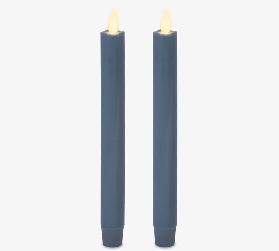 Premium Flickering Flameless Wax Taper Candle