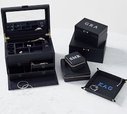 Quinn Leather Jewelry Storage Collection - Printed