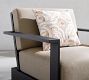 Malibu Metal Platform Swivel Outdoor Lounge Chair
