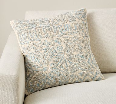 Cove Embroidered Pillow Cover