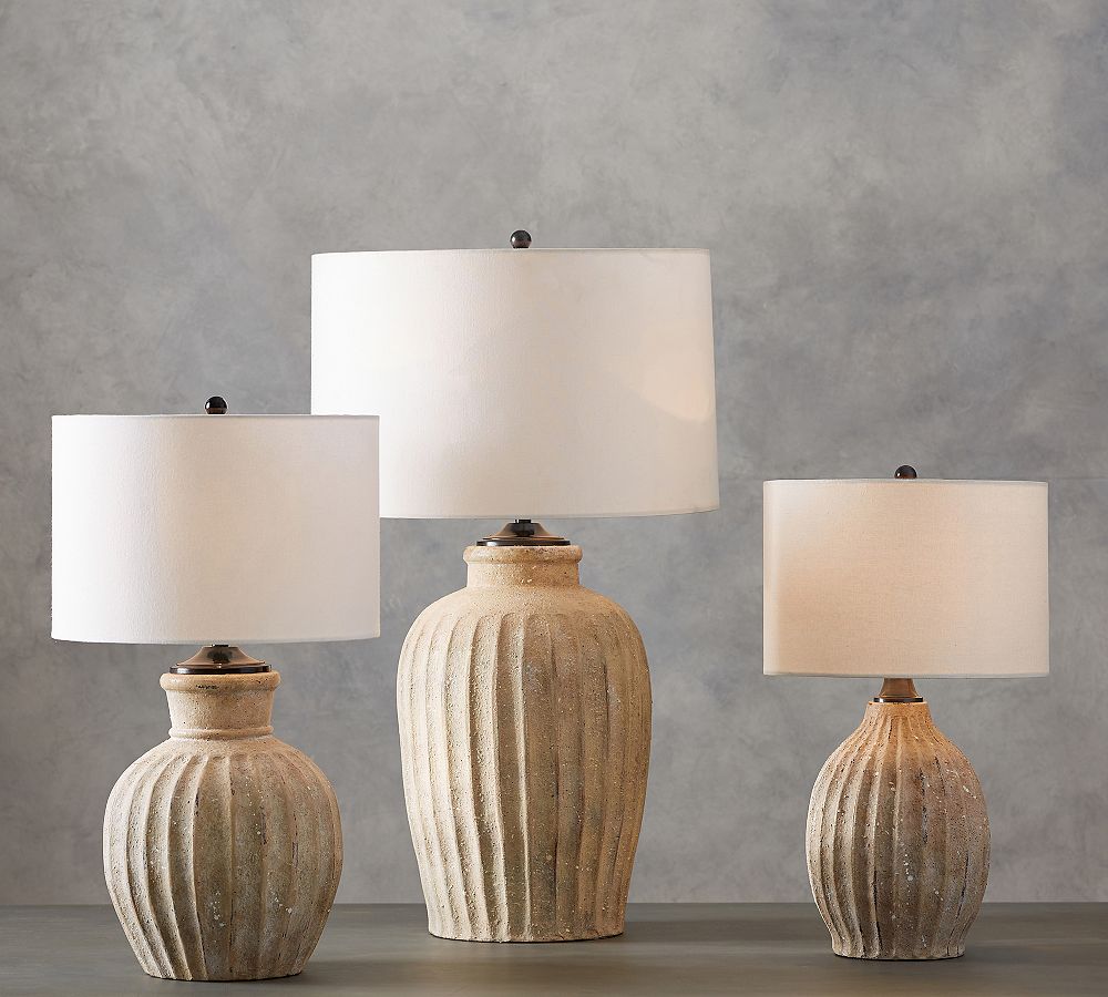 Anders Terra Cotta Table Lamp 25" - Stylish & Modern