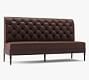 Hayworth Leather Banquette - 75&quot; Triple Seat