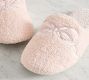 LoveShackFancy Appliqu&#233; Bow Slippers