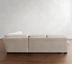 Turner Roll Arm 3-Piece L-Shaped Sectional (112&quot;)