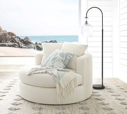 Flynn Recycled Glass Floor Lamp (65&quot;)