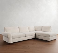 Turner Roll Arm Return Bumper Sectional (112&quot;&ndash;126&quot;)