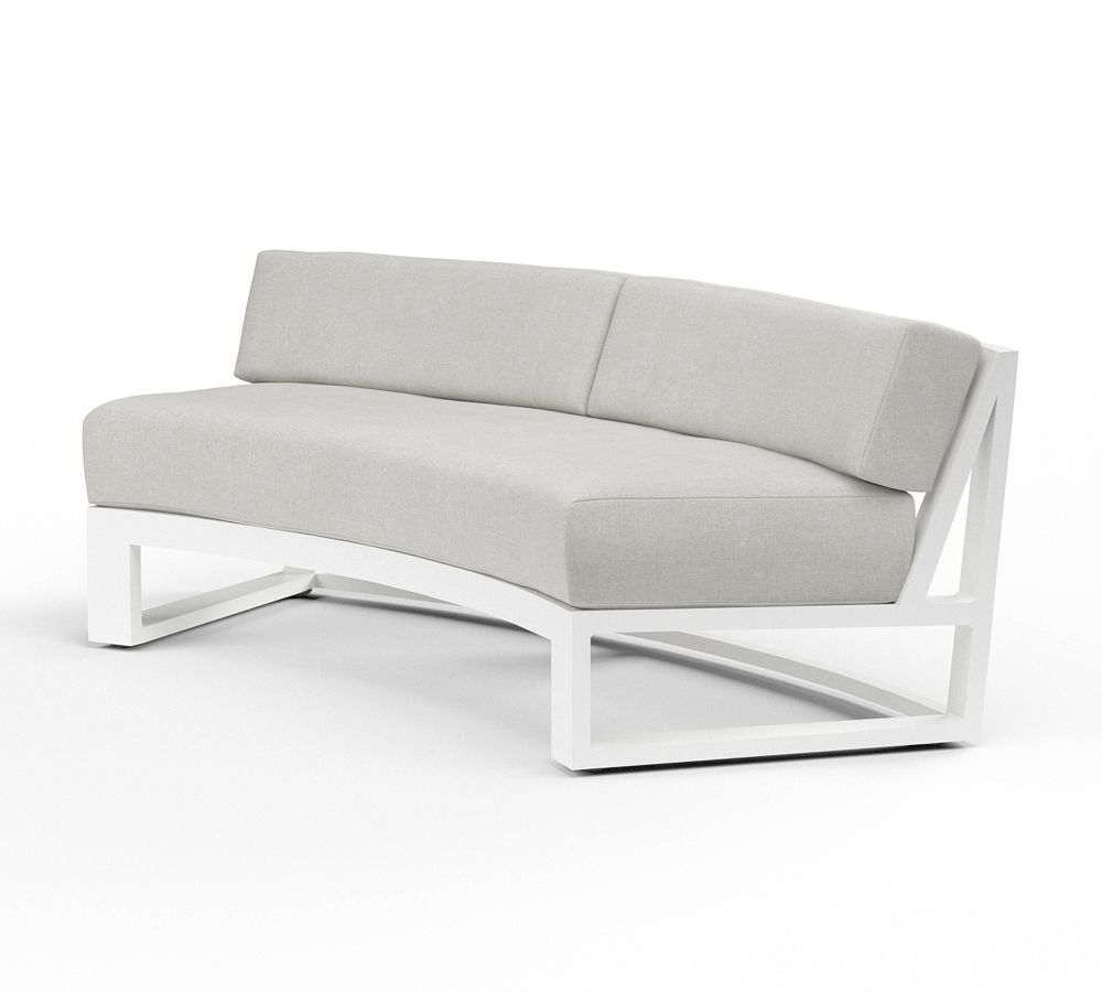 Canva Metal Curved Outdoor Sofa (69&quot;)