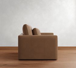 Westwood Fin Arm Deep Seat Leather Chair