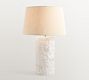 Barrett Chiseled Alabaster Table Lamp (25&quot;)