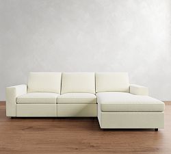 Dream Wide Arm Power Reclining Chaise Sectional - Storage Available (115&quot;-127&quot;)