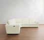 Dream Wide Arm Power Reclining L-Shaped Wedge Sectional - Storage Available (122&quot;-134&quot;)