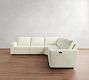 Dream Wide Arm Power Reclining L-Shaped Wedge Sectional - Storage Available (122&quot;-134&quot;)