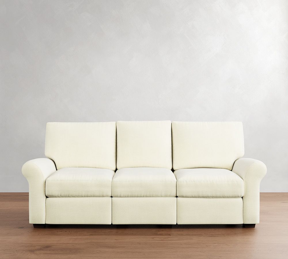 PB Comfort Modern Roll Arm Motion Power Reclining Sofa (93&quot;)