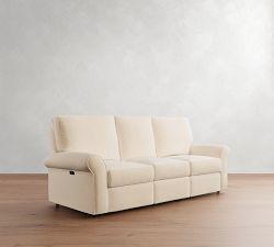 PB Comfort Roll Arm Motion Power Reclining Sofa (93&quot;)