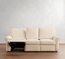 PB Comfort Roll Arm Motion Power Reclining Sofa (93&quot;)
