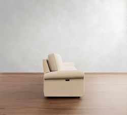 PB Comfort Roll Arm Power Reclining Sofa - Storage Available (78&quot;-145&quot;)