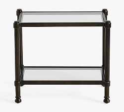 Open Box: Everson Rectangular Side Table - Bronze