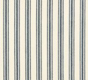 Ticking Stripe - Blue & White