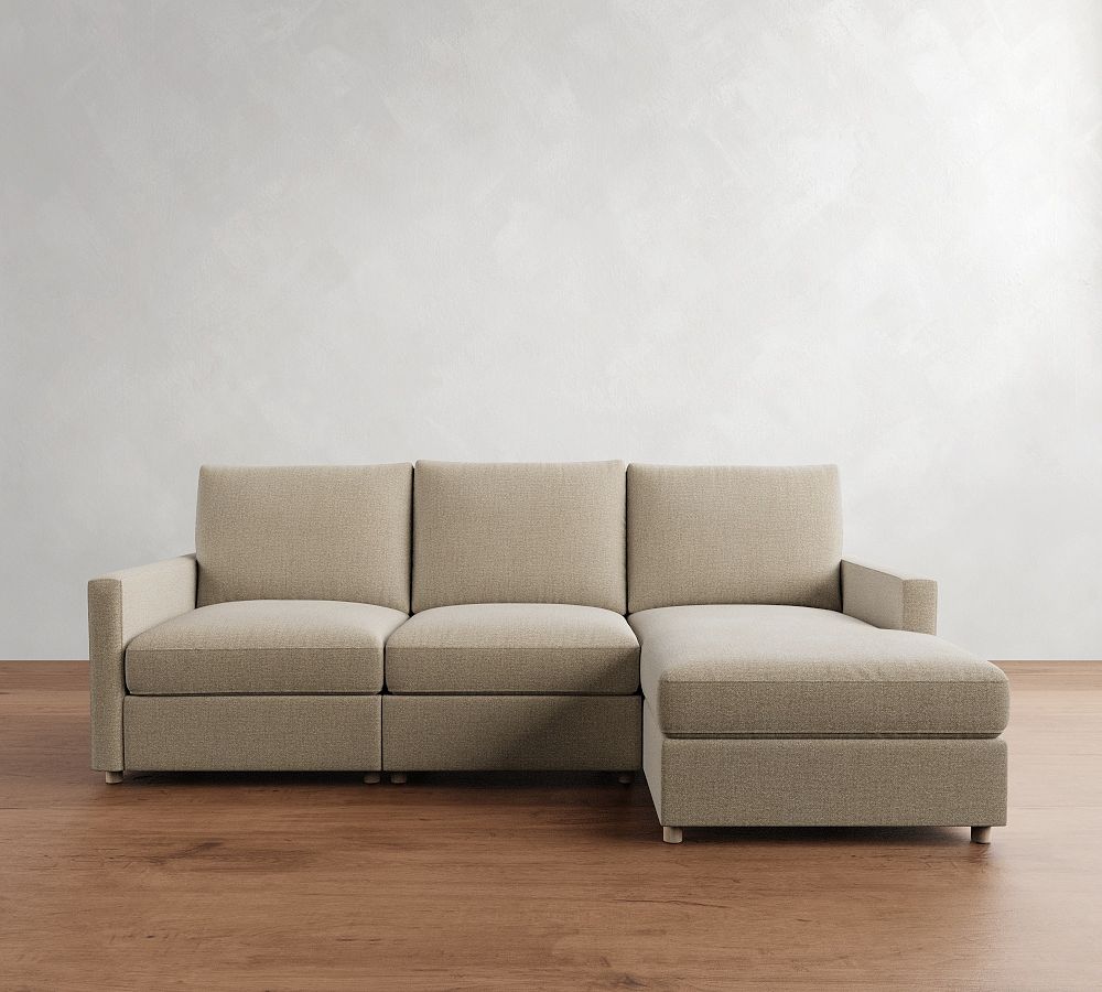 Westwood Slim Arm Power Reclining Chaise Sectional - Storage Available (104&quot;-160&quot;)