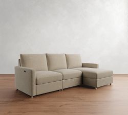 Westwood Slim Arm Power Reclining Chaise Sectional - Storage Available (104&quot;-160&quot;)