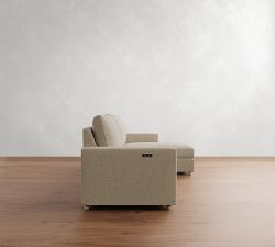 Westwood Slim Arm Power Reclining Chaise Sectional - Storage Available (104&quot;-160&quot;)