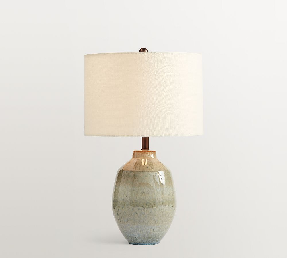 Ezra Ceramic Table Small Lamp (22"-30")