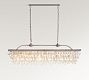 Clarissa Crystal Rectangular 40" Chandelier