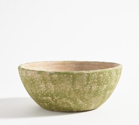 Provence Planter, Assorted, Moss, Low Bowl