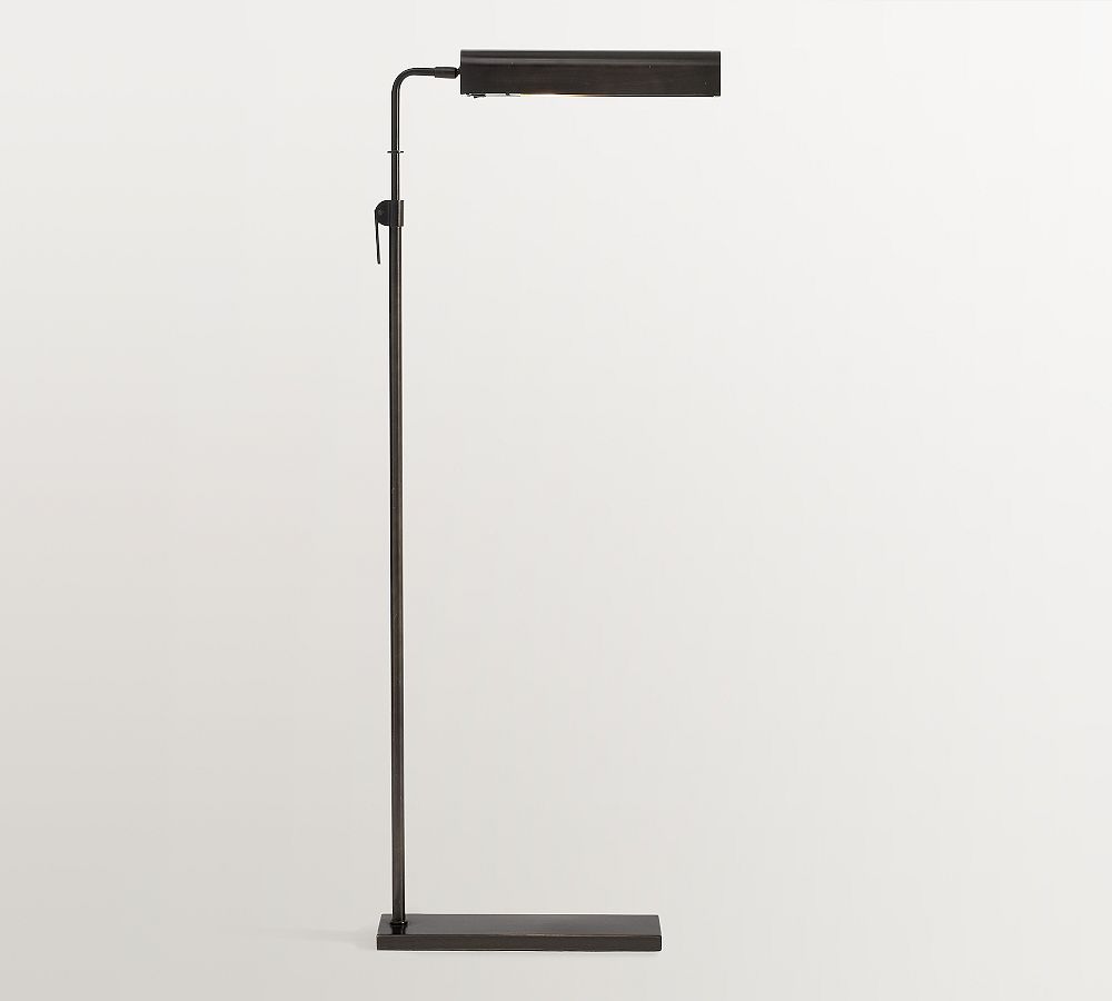 Open Box: Sherman Metal Library Task Floor Lamp 45" - Bronze